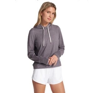 Vuori Heather Gray\purple Sweatshirt